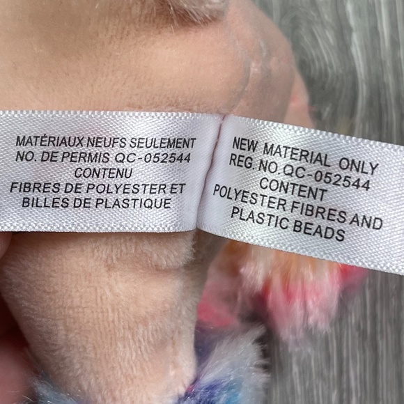 BEANIE BOOS Rainbow Poodle Stuffed Animal - NWT’s - Picture 10 of 10